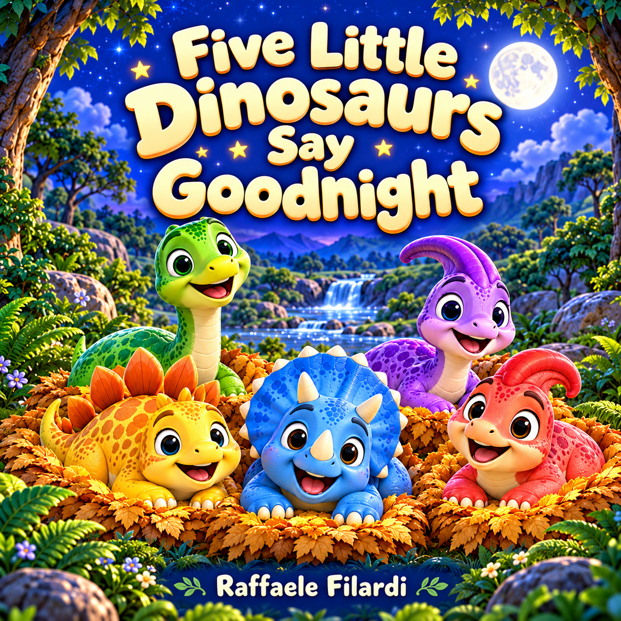 Five Little Dinosaurs Say Goodnight cover